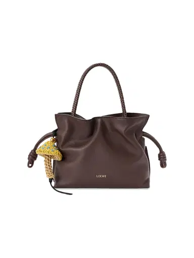 LOEWE Women's Linen-Blend Mushroom Charm - Yellow Natural | Thumbnail 3 LOEWE Women's Linen-Blend Mushroom Charm - Yellow Natural | Thumbnail 3