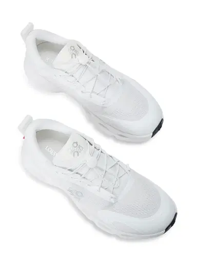 LOEWE x ON Women's Cloudsolo Sneakers - White Light Grey | Thumbnail 3 LOEWE x ON Women's Cloudsolo Sneakers - White Light Grey | Thumbnail 3