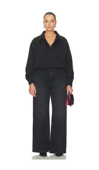 Good American Denim Shirt Jumpsuit | Thumbnail 2 Good American Denim Shirt Jumpsuit | Thumbnail 2
