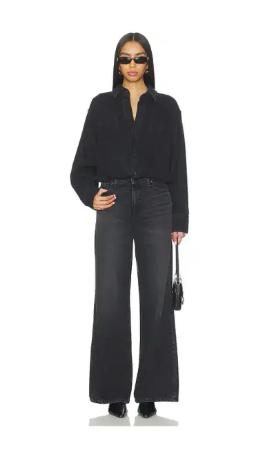 Good American Denim Shirt Jumpsuit | Thumbnail 1 Good American Denim Shirt Jumpsuit | Thumbnail 1