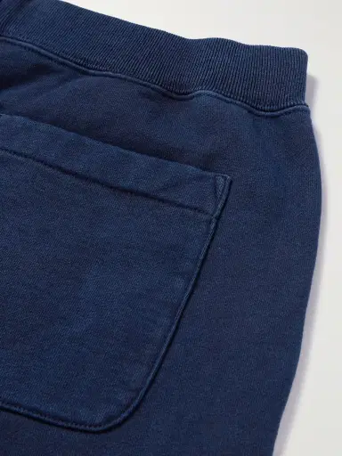 Blue Blue Japan Tapered Indigo-Dyed Cotton-Jersey Sweatpants - Men | Thumbnail 4 Blue Blue Japan Tapered Indigo-Dyed Cotton-Jersey Sweatpants - Men | Thumbnail 4