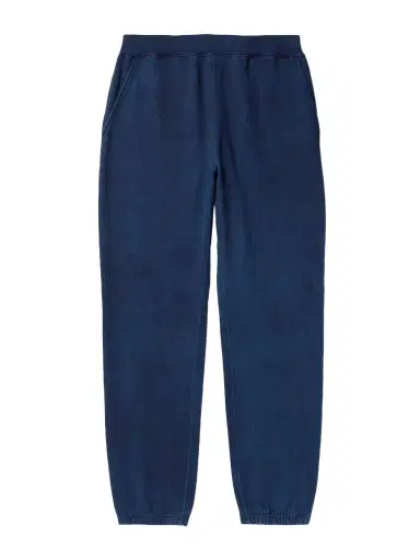 Blue Blue Japan Tapered Indigo-Dyed Cotton-Jersey Sweatpants - Men | Thumbnail 1 Blue Blue Japan Tapered Indigo-Dyed Cotton-Jersey Sweatpants - Men | Thumbnail 1