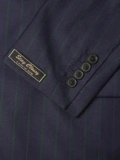 A Kind Of Guise Double-Breasted Pinstriped Virgin Wool Blazer - Men | Thumbnail 4 A Kind Of Guise Double-Breasted Pinstriped Virgin Wool Blazer - Men | Thumbnail 4