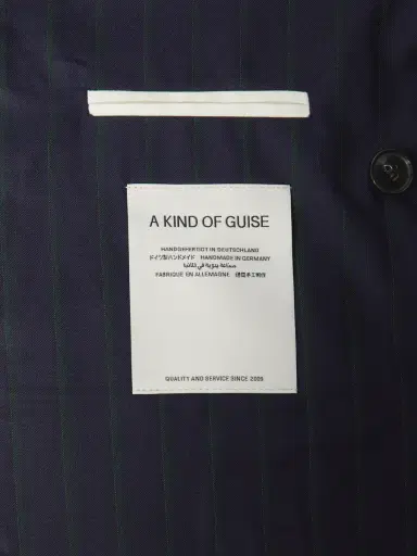 A Kind Of Guise Double-Breasted Pinstriped Virgin Wool Blazer - Men | Thumbnail 5 A Kind Of Guise Double-Breasted Pinstriped Virgin Wool Blazer - Men | Thumbnail 5