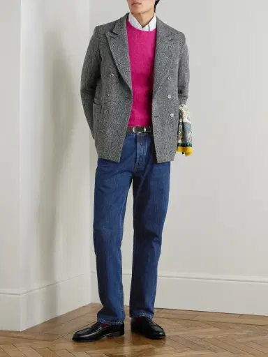 Drake's HIM Straight-Leg Selvedge Jeans - Men | Thumbnail 2 Drake's HIM Straight-Leg Selvedge Jeans - Men | Thumbnail 2