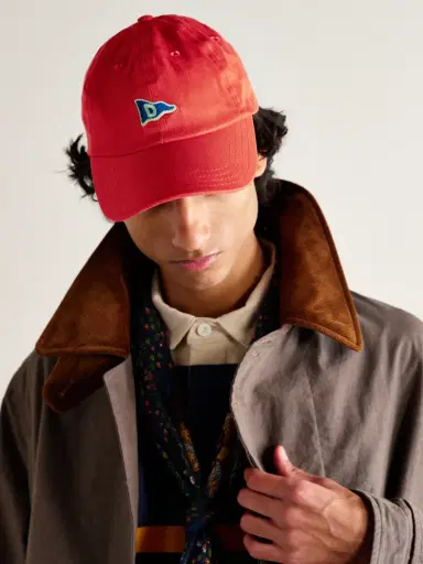 Drake's HIM Embroidered Cotton-Twill Baseball Cap - Men | Thumbnail 2 Drake's HIM Embroidered Cotton-Twill Baseball Cap - Men | Thumbnail 2