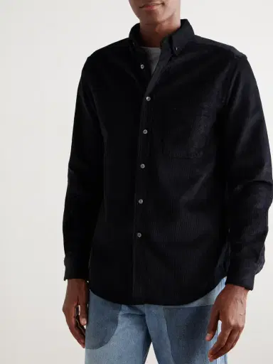 Portuguese Flannel Lobo 2.0 Button-Down Collar Cotton-Corduroy Shirt - Men | Thumbnail 3 Portuguese Flannel Lobo 2.0 Button-Down Collar Cotton-Corduroy Shirt - Men | Thumbnail 3