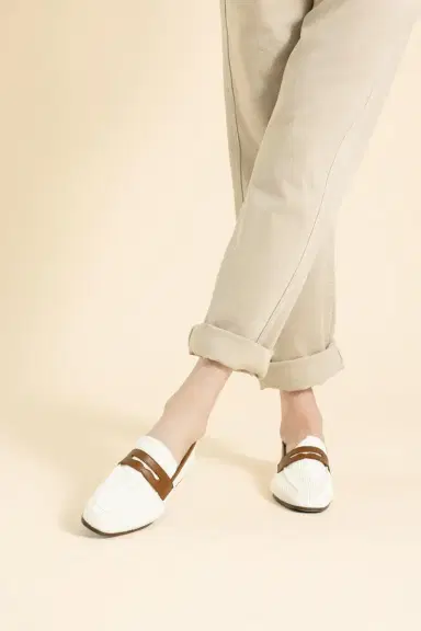 SOPHIQUE Essenziale Loafer - White Brown | Thumbnail 3 SOPHIQUE Essenziale Loafer - White Brown | Thumbnail 3