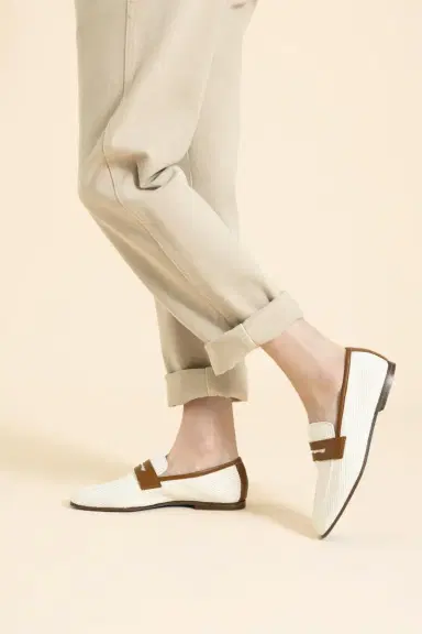 SOPHIQUE Essenziale Loafer - White Brown | Thumbnail 4 SOPHIQUE Essenziale Loafer - White Brown | Thumbnail 4