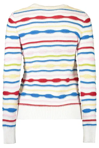 MINNIE ROSE Novelty Stripe Crew Top | Thumbnail 2 MINNIE ROSE Novelty Stripe Crew Top | Thumbnail 2