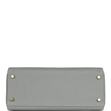 HERMÈS Hermes Kelly Retourne 28 Gris Mouette Togo Gold Hardware | Thumbnail 6 HERMÈS Hermes Kelly Retourne 28 Gris Mouette Togo Gold Hardware | Thumbnail 6