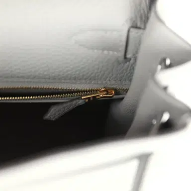 HERMÈS Hermes Kelly Retourne 28 Gris Mouette Togo Gold Hardware | Thumbnail 9 HERMÈS Hermes Kelly Retourne 28 Gris Mouette Togo Gold Hardware | Thumbnail 9