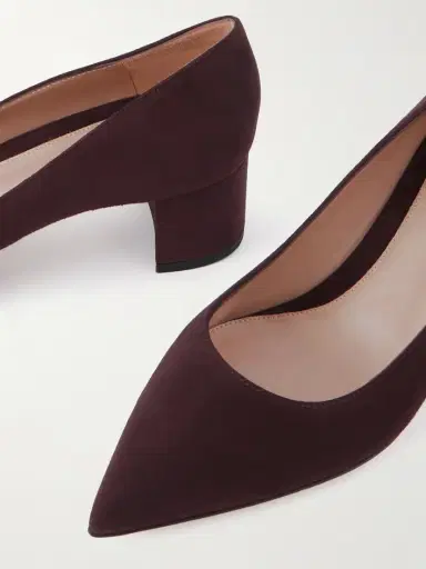 Gianvito Rossi Piper 45 Suede Pumps | Thumbnail 4 Gianvito Rossi Piper 45 Suede Pumps | Thumbnail 4