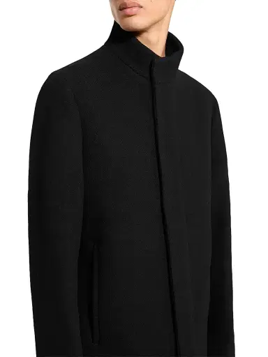 Theory Men's Clarence Melton Virgin Wool-Blend Coat - Black - Size XXL | Thumbnail 5 Theory Men's Clarence Melton Virgin Wool-Blend Coat - Black - Size XXL | Thumbnail 5