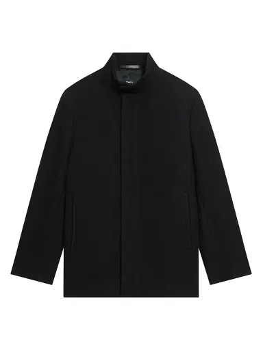 Theory Men's Clarence Melton Virgin Wool-Blend Coat - Black - Size XXL | Thumbnail 1 Theory Men's Clarence Melton Virgin Wool-Blend Coat - Black - Size XXL | Thumbnail 1