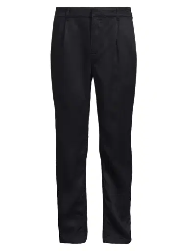 Onia Men's Pleated Tapered Pants - Midnight | Thumbnail 1 Onia Men's Pleated Tapered Pants - Midnight | Thumbnail 1