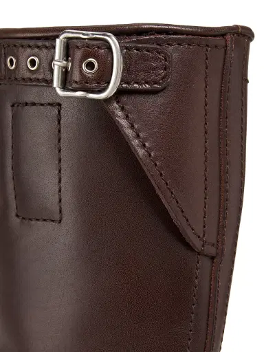 Dries Van Noten Women's Leather Boots - Dark Brown | Thumbnail 5 Dries Van Noten Women's Leather Boots - Dark Brown | Thumbnail 5