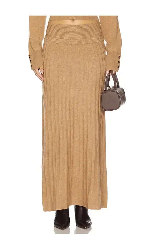 Premium Cashmino Ribbed Skirt Premium Cashmino Ribbed Skirt