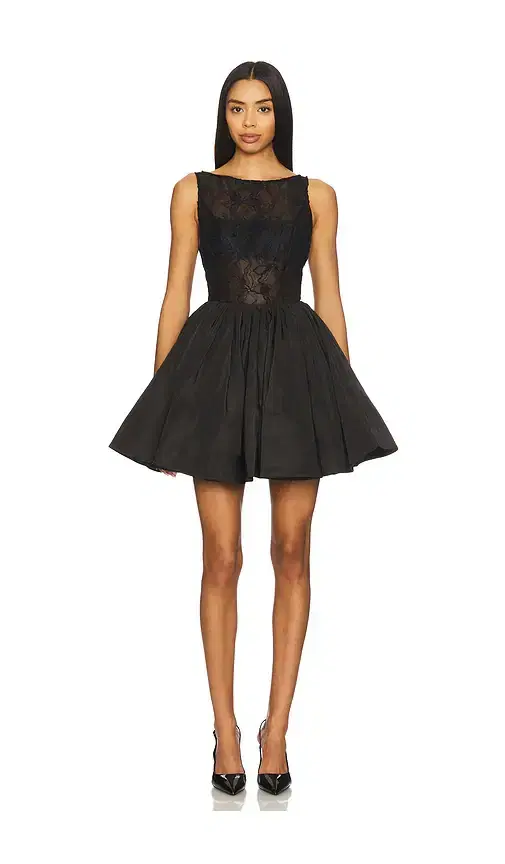 Lainey Boat Neck Mini Dress Lainey Boat Neck Mini Dress