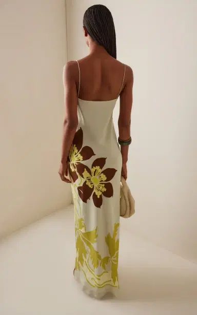 SIR. Amaia Floral Silk Maxi Slip Dress | Thumbnail 4 SIR. Amaia Floral Silk Maxi Slip Dress | Thumbnail 4