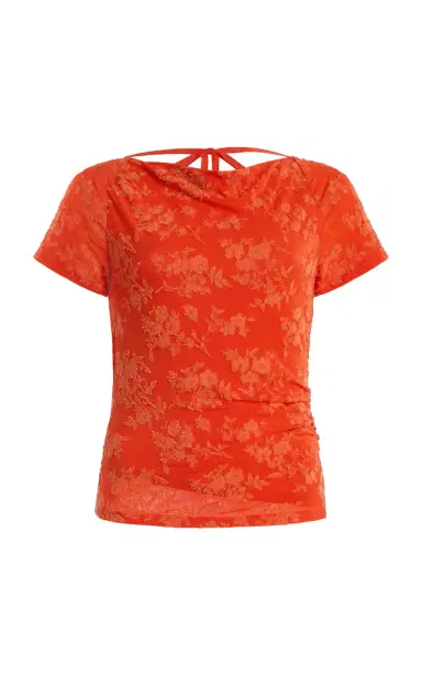 SIR. Blanca Floral Jacquard Top | Thumbnail 6 SIR. Blanca Floral Jacquard Top | Thumbnail 6