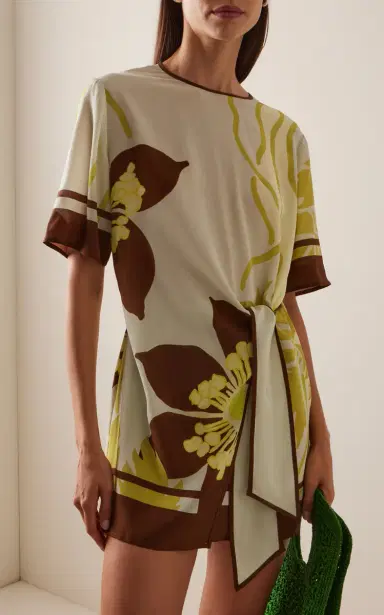 SIR. Almara Silk Mini Dress | Thumbnail 3 SIR. Almara Silk Mini Dress | Thumbnail 3