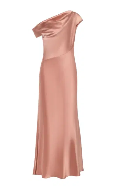 SEV Off-The-Shoulder Draped Satin Maxi Dress | Thumbnail 6 SEV Off-The-Shoulder Draped Satin Maxi Dress | Thumbnail 6