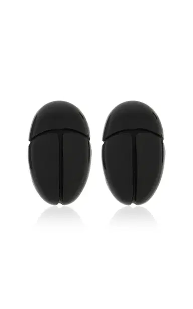 Sophie Buhai Scrab Studs Onyx | Thumbnail 4 Sophie Buhai Scrab Studs Onyx | Thumbnail 4