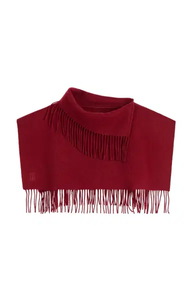 By Malene Birger Turtla Fringed Wool Bib | Thumbnail 3 By Malene Birger Turtla Fringed Wool Bib | Thumbnail 3