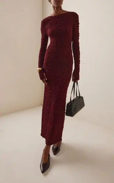 By Malene Birger Venus Smocked Knit Maxi Dress | Thumbnail 2 By Malene Birger Venus Smocked Knit Maxi Dress | Thumbnail 2
