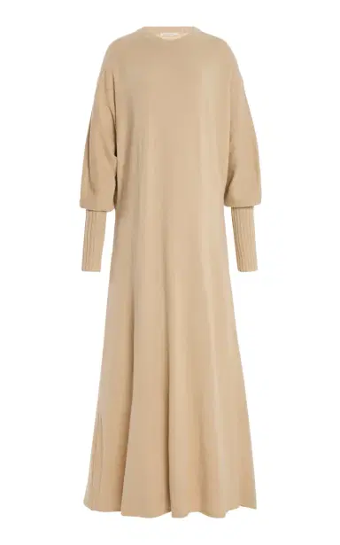 By Malene Birger Liv Knit Wool Maxi Dress | Thumbnail 1 By Malene Birger Liv Knit Wool Maxi Dress | Thumbnail 1