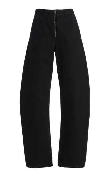 Frame The Zip Rigid High-Rise Barrel-Leg Jeans | Thumbnail 6 Frame The Zip Rigid High-Rise Barrel-Leg Jeans | Thumbnail 6