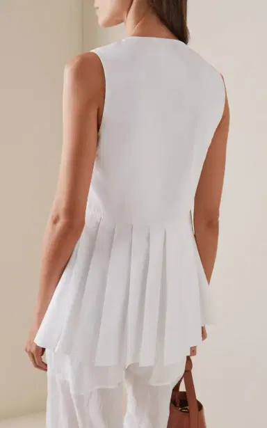Jil Sander Cotton Peplum Top | Thumbnail 4 Jil Sander Cotton Peplum Top | Thumbnail 4
