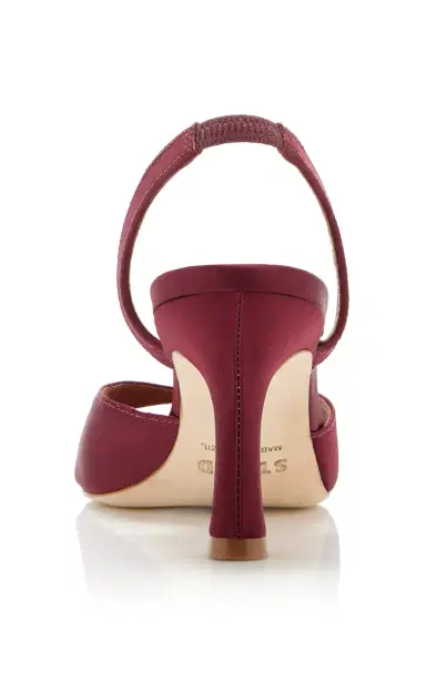 Staud Brigitte Satin Slingback Sandals | Thumbnail 5 Staud Brigitte Satin Slingback Sandals | Thumbnail 5