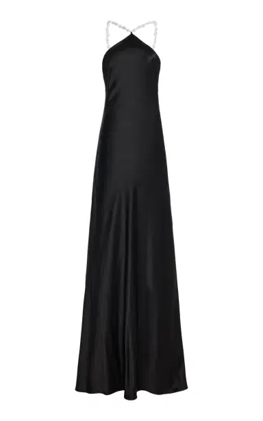STAUD Cadence Beaded Satin Maxi Slip Dress | Thumbnail 10 STAUD Cadence Beaded Satin Maxi Slip Dress | Thumbnail 10