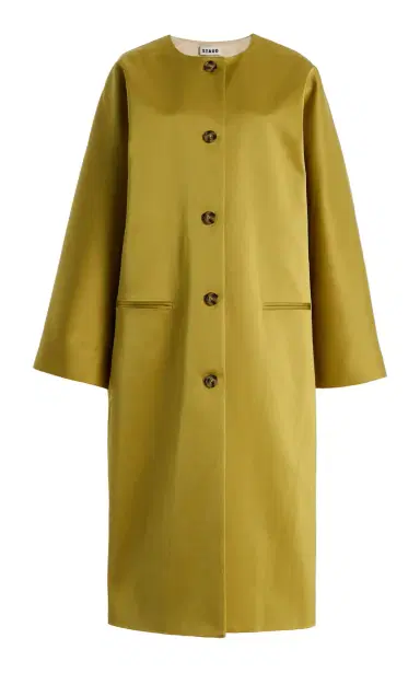 STAUD Liz Satin Coat | Thumbnail 1 STAUD Liz Satin Coat | Thumbnail 1