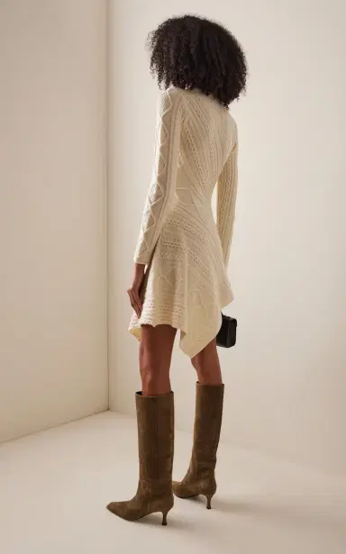Staud Eva Wool-Blend Mini Sweater Dress | Thumbnail 4 Staud Eva Wool-Blend Mini Sweater Dress | Thumbnail 4