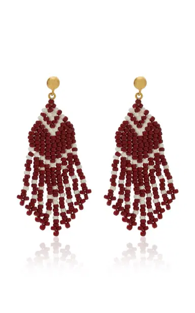 ANNI LU Exclusive Rodeo Earrings Deep Burgundy | Thumbnail 1 ANNI LU Exclusive Rodeo Earrings Deep Burgundy | Thumbnail 1