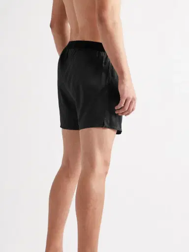 Tom Ford Velvet-Trimmed Stretch-Silk Satin Boxer Shorts - Men | Thumbnail 3 Tom Ford Velvet-Trimmed Stretch-Silk Satin Boxer Shorts - Men | Thumbnail 3