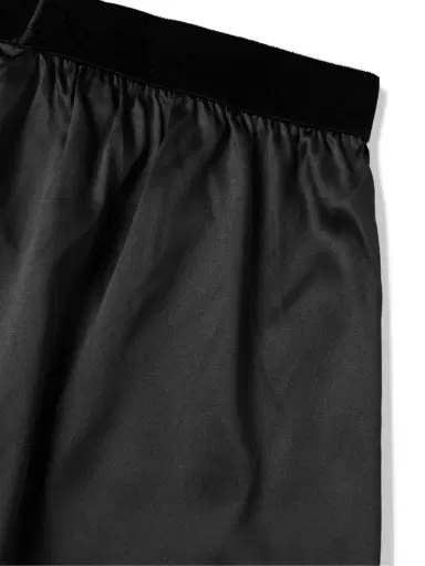 Tom Ford Velvet-Trimmed Stretch-Silk Satin Boxer Shorts - Men | Thumbnail 4 Tom Ford Velvet-Trimmed Stretch-Silk Satin Boxer Shorts - Men | Thumbnail 4