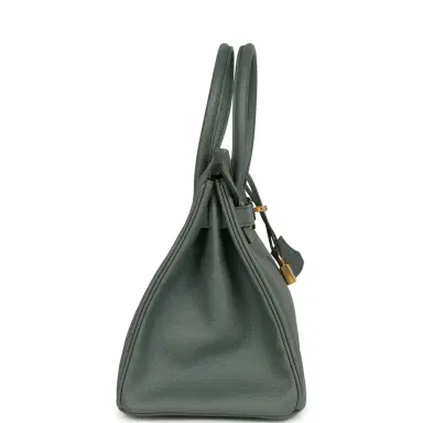 HERMÈS Hermes Birkin 30 Vert Amande Epsom Gold Hardware | Thumbnail 3 HERMÈS Hermes Birkin 30 Vert Amande Epsom Gold Hardware | Thumbnail 3