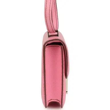 HERMÈS Pre-owned Hermes Micro Constance 14 Bubblegum Epsom Palladium Hardware | Thumbnail 3 HERMÈS Pre-owned Hermes Micro Constance 14 Bubblegum Epsom Palladium Hardware | Thumbnail 3