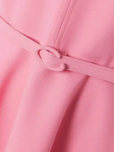 Oscar de la Renta Belted Stretch-wool Crepe Mini Dress | Thumbnail 4 Oscar de la Renta Belted Stretch-wool Crepe Mini Dress | Thumbnail 4