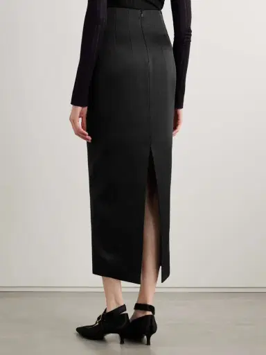 Khaite Loxley Satin-crepe Maxi Skirt | Thumbnail 4 Khaite Loxley Satin-crepe Maxi Skirt | Thumbnail 4