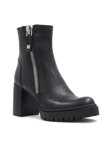 Aquatalia Women's Emma 90MM Leather Booties - Black | Thumbnail 2 Aquatalia Women's Emma 90MM Leather Booties - Black | Thumbnail 2