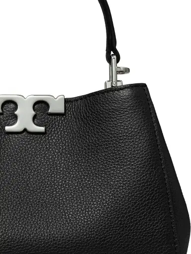 Tory Burch Women's Mini Eleanor Leather Satchel - Black | Thumbnail 3 Tory Burch Women's Mini Eleanor Leather Satchel - Black | Thumbnail 3