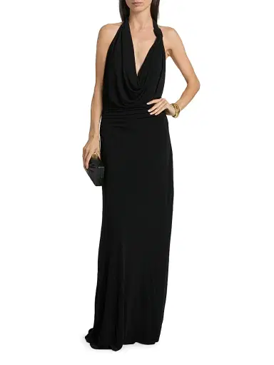Ramy Brook Women's Michelle Halterneck Gown - Black | Thumbnail 3 Ramy Brook Women's Michelle Halterneck Gown - Black | Thumbnail 3