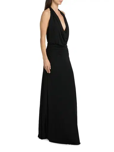 Ramy Brook Women's Michelle Halterneck Gown - Black | Thumbnail 4 Ramy Brook Women's Michelle Halterneck Gown - Black | Thumbnail 4