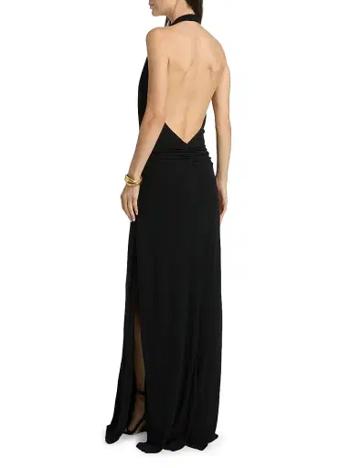 Ramy Brook Women's Michelle Halterneck Gown - Black | Thumbnail 5 Ramy Brook Women's Michelle Halterneck Gown - Black | Thumbnail 5