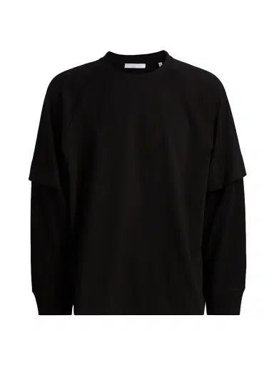 Helmut Lang Men's Double-Layer Waffle T-Shirt | Thumbnail 1 Helmut Lang Men's Double-Layer Waffle T-Shirt | Thumbnail 1